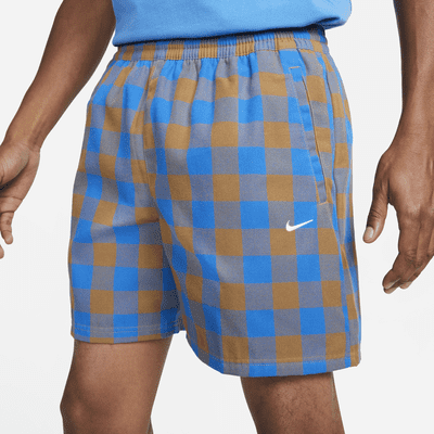Nike Life Men's Unlined Plaid Shorts 