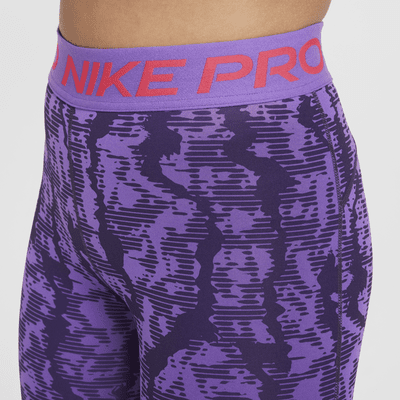 Dziewczęce legginsy ze średnim stanem Dri-FIT Nike Pro