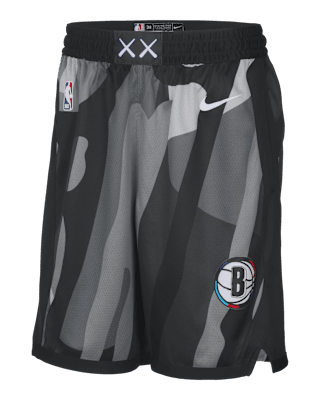 Мужские шорты Brooklyn Nets 2024/25 City Edition Nike Dri-FIT NBA Swingman Shorts