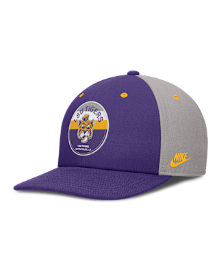 Мужские  LSU Athletic Prep Pro Nike Dri-FIT College Adjustable Hat