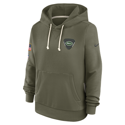 New York Jets Salute to Service Sideline Women's Nike Dri-FIT NFL Pullover Hoodie