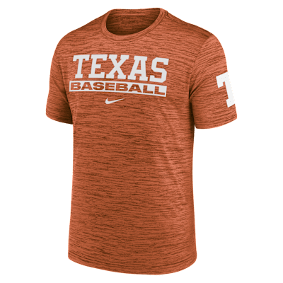 Texas Longhorns Velocity Baseball Wordmark Stack