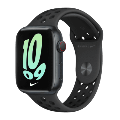 Apple Watch Series 7 (GPS + Cellular) With Nike Sport Band 45mm Midnight Aluminium Case