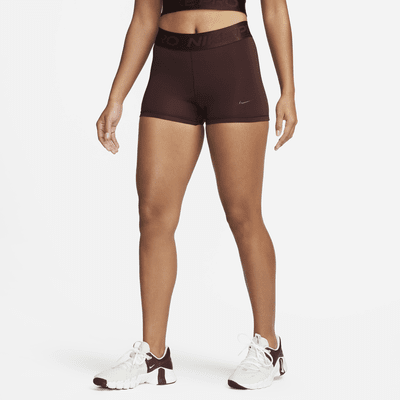 Buy Nike Black Pro 3'' Mid-Rise Shorts for Women in Saudi