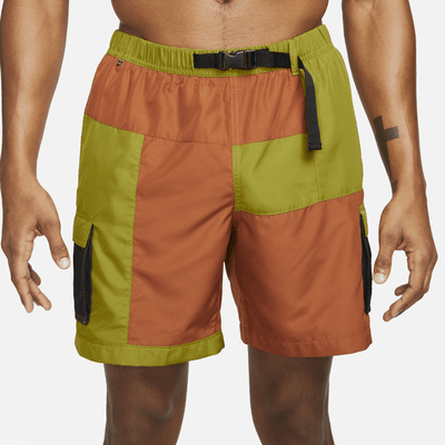 Traje de baño tipo short de voleibol de 18 cm militar para hombre Nike