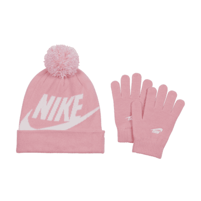 Nike Big Kids' Beanie and Gloves Box Set