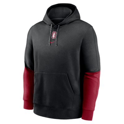 Stanford Cardinal Sideline Team Issue Club Men's Nike College Pullover Hoodie