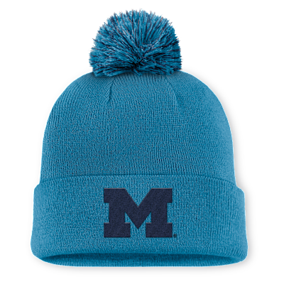 Michigan Primetime Campus Toned Men's Jordan Brand College Cuffed Pom Beanie