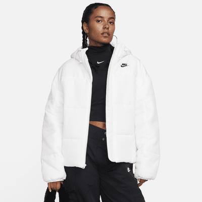 Damska kurtka z kapturem o luźnym kroju Therma-FIT Nike Sportswear Classic Puffer