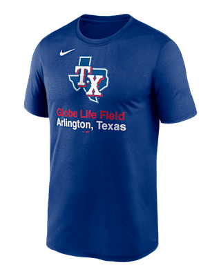 Мужская футболка Texas Rangers Stadium Legend Nike Dri-FIT MLB