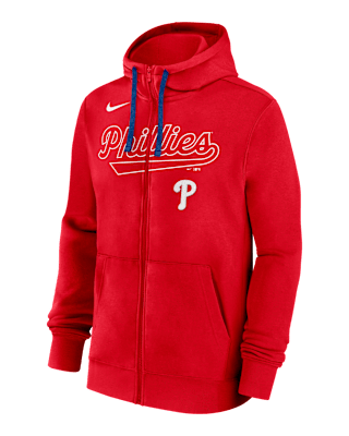 Мужское худи Philadelphia Phillies Knockout Script Nike MLB Full-Zip Hoodie