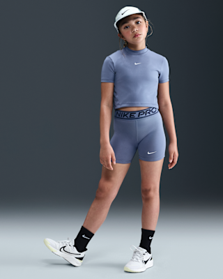 Детские шорты Nike Pro Big Kids' (Girls') Dri-FIT 3" Shorts