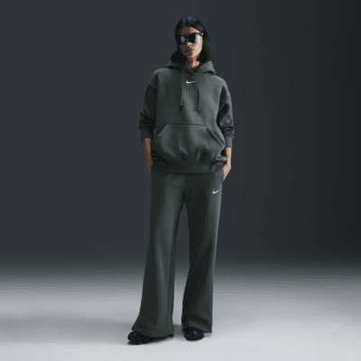 Nike Sportswear Phoenix Fleece Women's High-Waisted Wide-Leg Tracksuit Bottoms