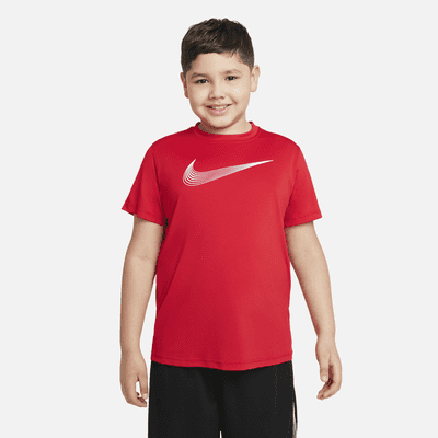 Nike Dri-FIT Big Kids' (Boys') Short-Sleeve Training Top (Extended Size)