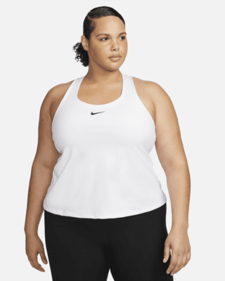 Женские  Nike Swoosh Medium-Support Padded Sports Bra Tank (Plus Size)