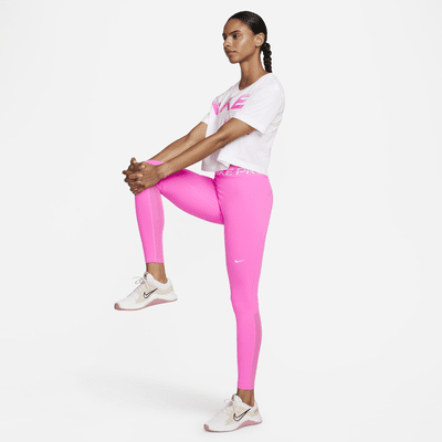 Nike Pro Leggings de talle medio con paneles de malla - Mujer