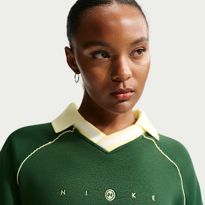 Nike Sportswear Phoenix Fleece Women's Oversized Graphic Polo Top