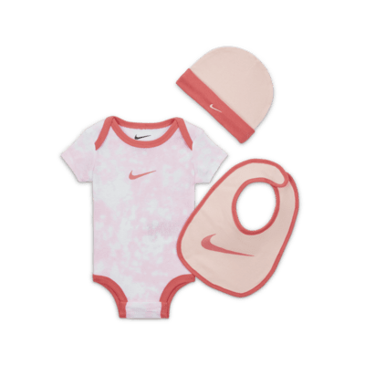 Conjunto de 3 piezas para bebé (conjunto de 3 piezas Nike Cloud Dye)