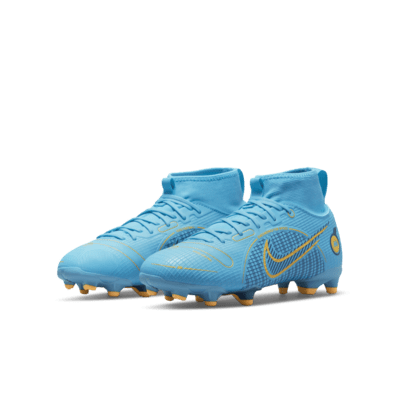 Calzado de fútbol para terrenos múltiples para niños de preescolar y grandes Nike Jr. Mercurial Superfly 8 Academy MG