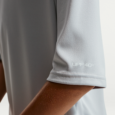 Nike Swim Hydroguard Big Kids' (Boys') Dri-FIT UV Short Sleeve Top