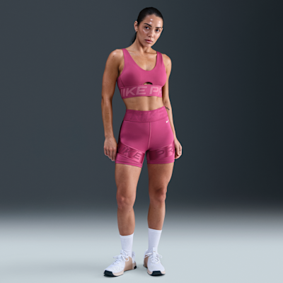 Bra deportivo de media sujeción con almohadillas para mujer Nike Pro Indy Plunge