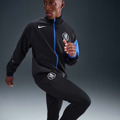Chelsea F.C. Strike Third Men's Nike Dri-FIT Total 90 Football Knit Tracksuit Bottoms