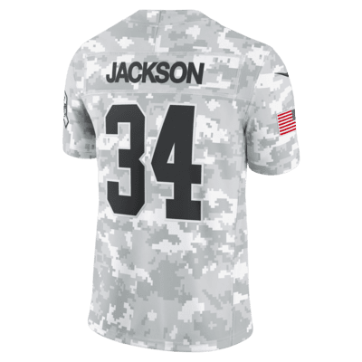 Bo Jackson Las Vegas Raiders Salute to Service Men's Nike Dri-FIT NFL Limited Jersey