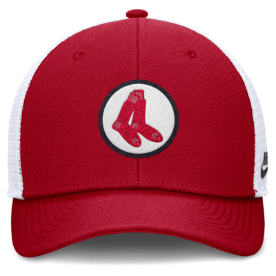 Boston Red Sox Cooperstown Rise Men's Nike Dri-FIT MLB Trucker Adjustable Hat