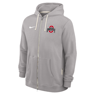 Ohio State Sideline Men's Nike Dri-FIT College Full-Zip Hoodie