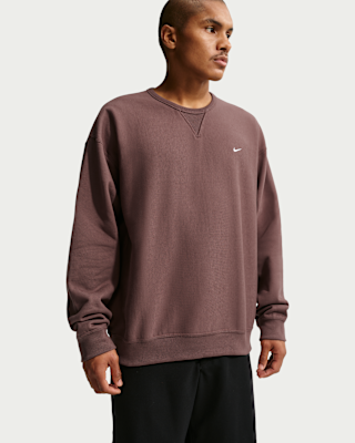 Мужские  Nike Solo Swoosh Fleece Crew