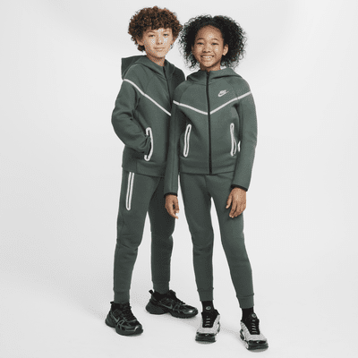 Nike Sportswear Tech Fleece Sudadera con capucha y cremallera completa de diseño reflectante - Niño