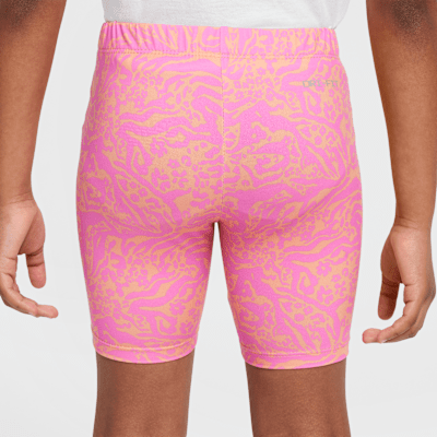 Nike Dri-FIT Conjunto de mallas cortas y camiseta con estampado de flores silvestres - Niño/a pequeño/a