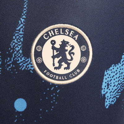 Przedmeczowa koszulka piłkarska z krótkim rękawem dla dużych dzieci Nike Dri-FIT Chelsea F.C. Academy Pro