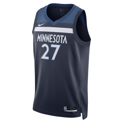 Youth Nike Navy Minnesota Timberwolves Icon Edition Mesh Performance Swingman Shorts