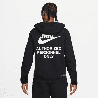 Nike Sportswear Sudadera con gorro de tejido Fleece de cierre completo para hombre