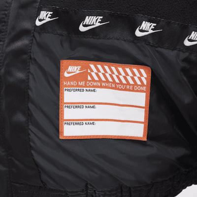 Nike Toddler Jacquard Hazard Stripe Puffer Jacket