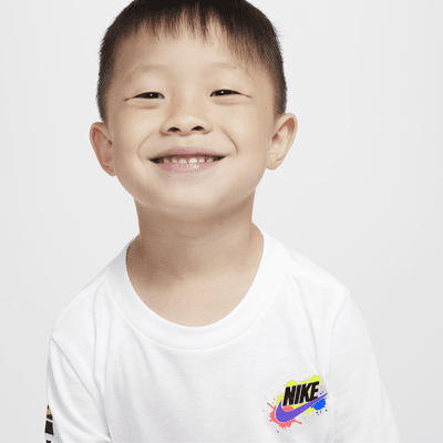 Playera de manga larga infantil Nike "Express Yourself"