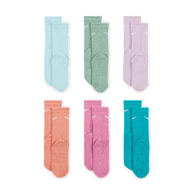 Nike Dri-FIT Performance Basics Younger Kids' Crew Socks (6 Pairs)