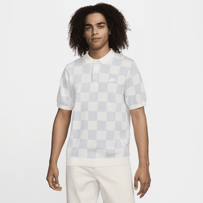 Polo Checkers para hombre Nike Sportswear Club