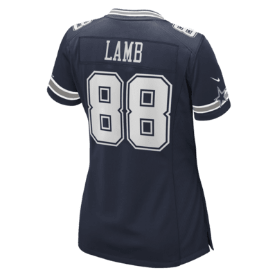 NFL Dallas Cowboys (CeeDee Lamb) Women's Game Football Jersey