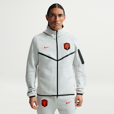 Netherlands Tech Fleece Windrunner Men's Nike Soccer Full-Zip Hoodie from Nike - $170