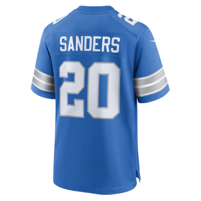 Barry Sanders Detroit Lions Men's Nike NFL Game Football Jersey