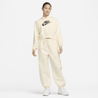 Nike Sportswear Club Fleece Women's Oversized Crop Graphic Hoodie