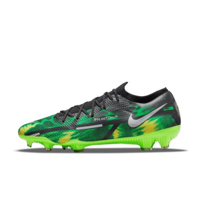 black and green nike soccer cleats