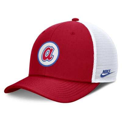 Atlanta Braves Cooperstown Rise Men's Nike Dri-FIT MLB Trucker Adjustable Hat