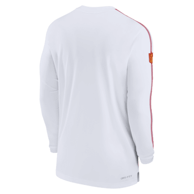 Kansas City Chiefs Sideline Coach Men's Nike Dri-FIT NFL Long-Sleeve Top