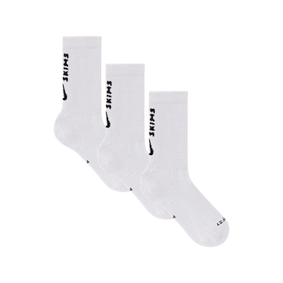 NikeSKIMS Women's Dri-FIT Crew Socks (3 Pairs)