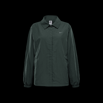 Nike Sportswear Essential Chaqueta de entrenador oversize de tejido Woven con protección UV - Mujer