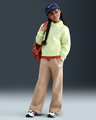 Детские  Nike Sportswear Club Fleece Girls' Wide-Leg Pants