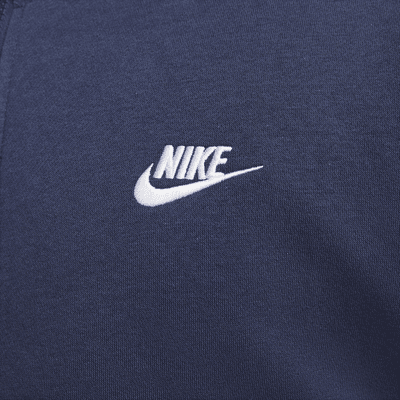 Sweat à capuche et zip Nike Sportswear Club Fleece pour Homme